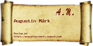 Augustin Márk névjegykártya